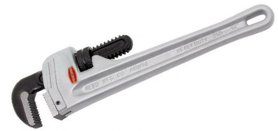 Прямой алюминиевый трубный ключ REED для больших нагрузок